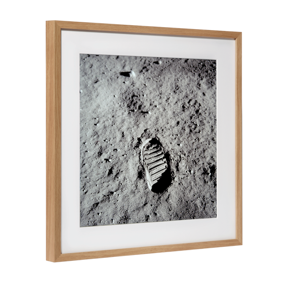 Nasa Bild: Fussabdruck von Buzz Aldrin