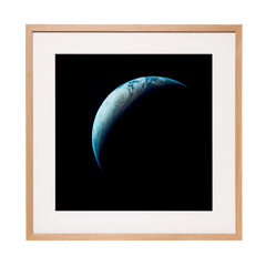 Nasa Bild: Erde als Sichel 1969
