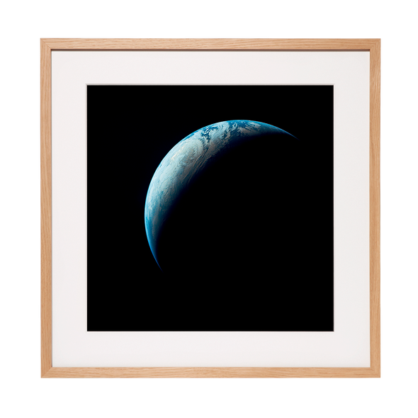 Nasa Bild: Erde als Sichel 1969