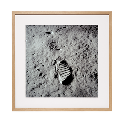 Nasa Bild: Fussabdruck von Buzz Aldrin