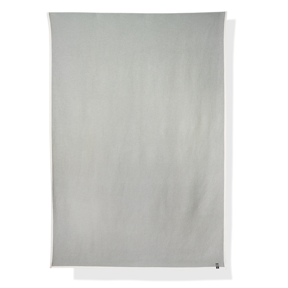Bedspread cotton gray / light blue