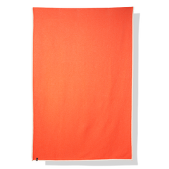 Bedspread cotton orange / beige