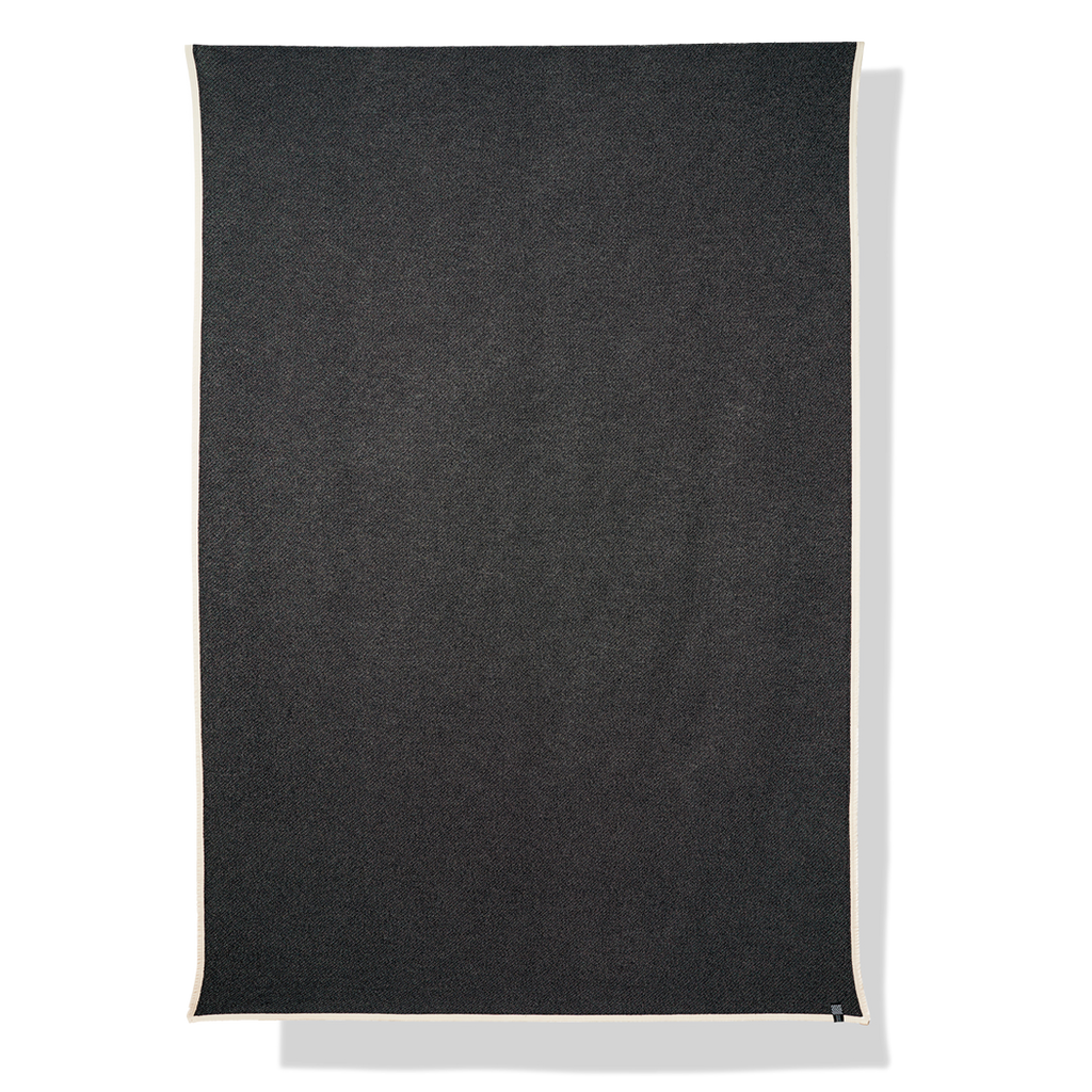 Tagesdecke Baumwolle Schwarz/Weiss