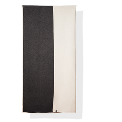 Tagesdecke Baumwolle Schwarz/Weiss