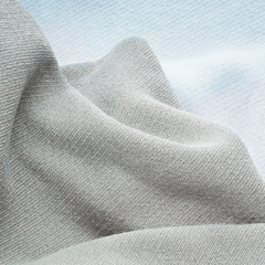 Bedspread cotton gray / light blue